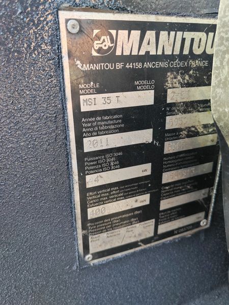 Manitou MSI 35 &mdash; б/у складская техника | Booster Lift