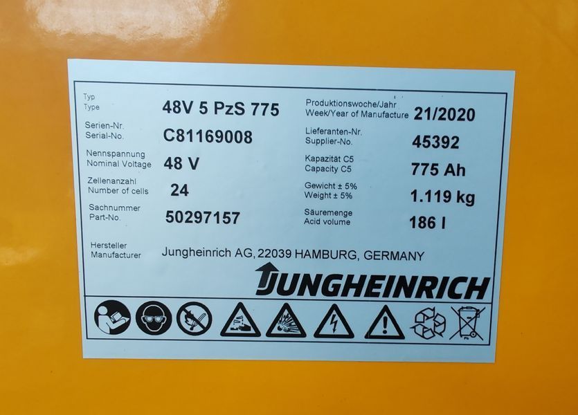 Jungheinrich ETV 214 2020y/ 8m/ 4608h &mdash; вживана складська техніка | Booster Lift