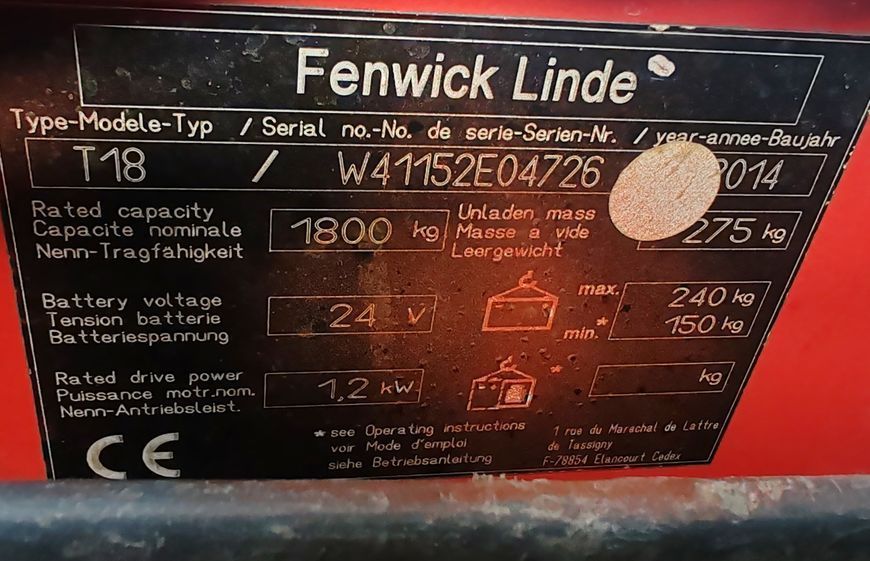 Linde T18 defect &mdash; б/у складская техника | Booster Lift