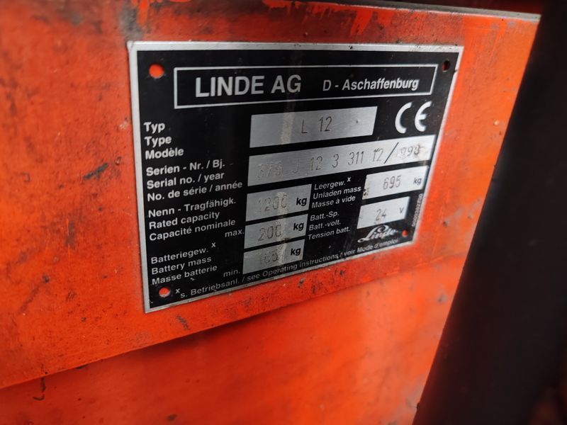 Linde L12 defect &mdash; вживана складська техніка | Booster Lift