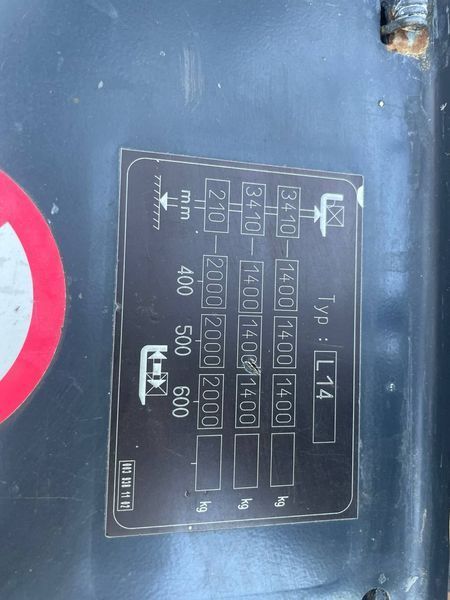 Linde L14 /scales/ 2012y/ 3.4m &mdash; вживана складська техніка | Booster Lift