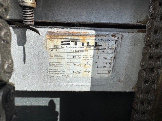 Still EXV14I Initalhub Triplex &mdash; б/у складская техника | Booster Lift