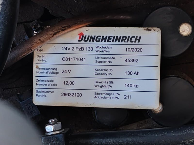 Jungheinrich EJC 110 2.5m/ 2020y &mdash; вживана складська техніка | Booster Lift