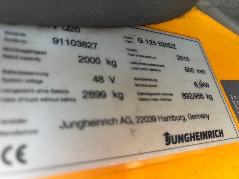 Jungheinrich ETV Q 20 &mdash; вживана складська техніка | Booster Lift