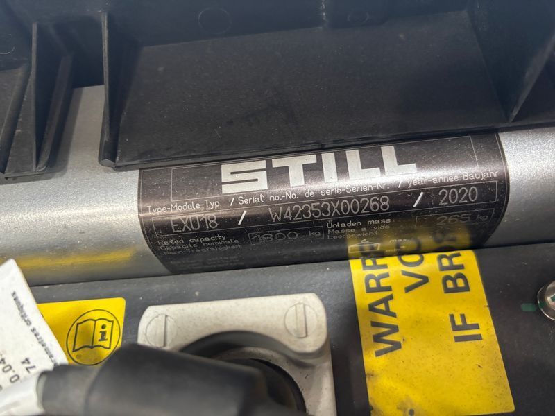 Still EXU 18 Li-lon &mdash; б/у складская техника | Booster Lift