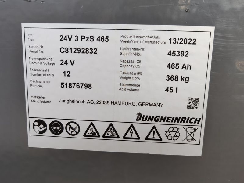Jungheinrich ERE 225 2t/ batt2022 &mdash; б/у складская техника | Booster Lift