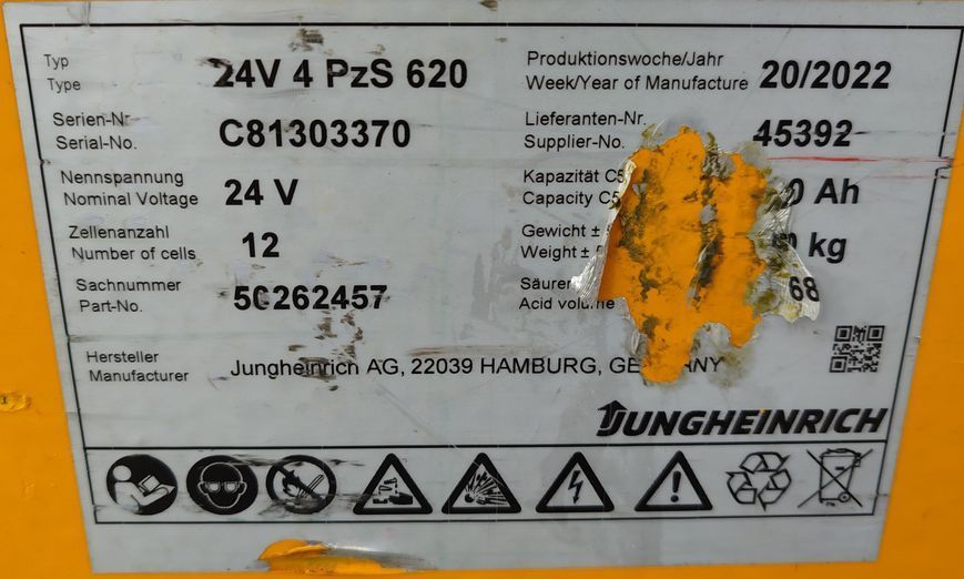 Jungheinrich ECE 225 2400mm /2022y/ 1719mh &mdash; вживана складська техніка | Booster Lift