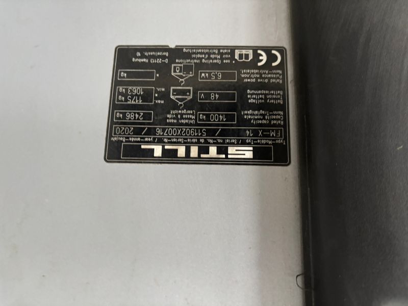 Still FM-X14 Li-Lon &mdash; вживана складська техніка | Booster Lift