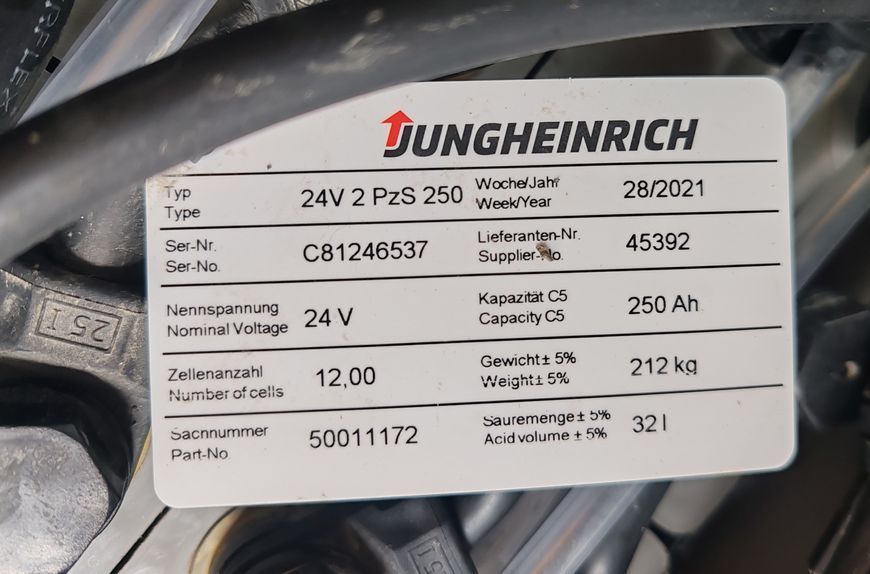 Jungheinrich EJC 214z 2.9m/ 164mh &mdash; вживана складська техніка | Booster Lift