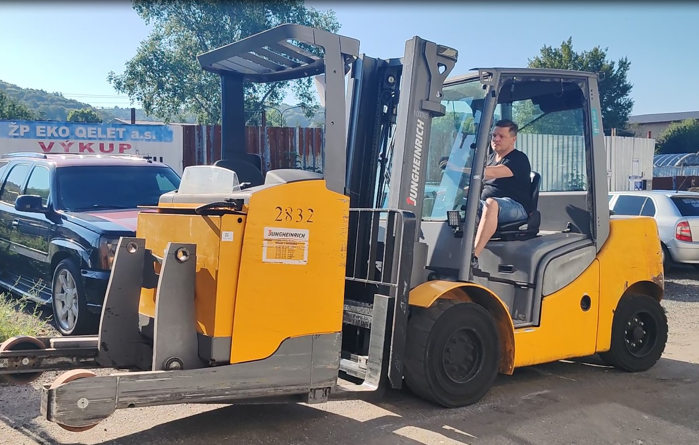 booster lift jungheinrich reach truck 1
